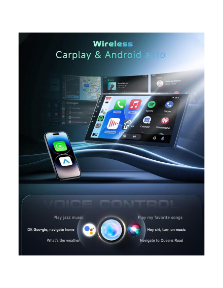 Estéreo de Coche MAHVEC para Honda Accord 2003-2007 10.1" Estéreo de Coche MAHVEC para Honda Accord 2003-2007 10.1"