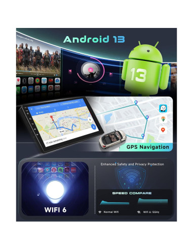 Estéreo de Coche MAHVEC para Honda Accord 2003-2007 10.1"