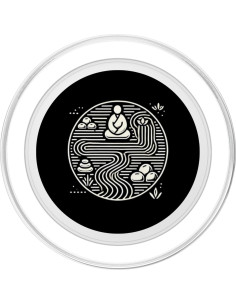 PopGrip MagSafe Espiritualidad Meditación Jardín Zen 2