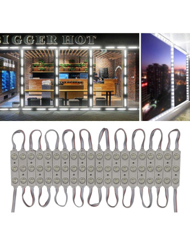 Luces LED Erudite 20Pcs 5730SMD Blanco 3.66m DC12V Impermeables