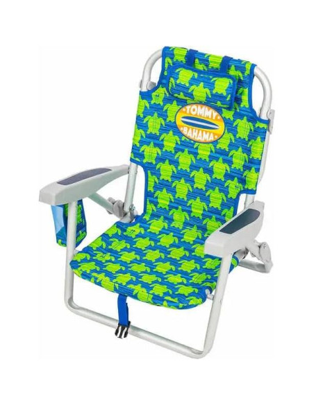 Silla de Playa Infantil Tommy Bahama Tortuga Verde 5 Posiciones