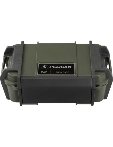 Estuche Pelican Ruck R60 Verde OD a prueba de agua y caídas
