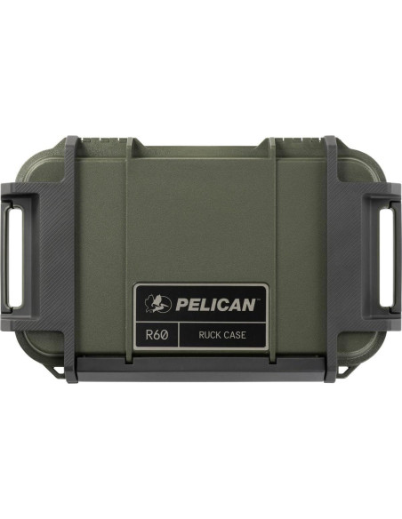 Estuche Pelican Ruck R60 Verde OD a prueba de agua y caídas