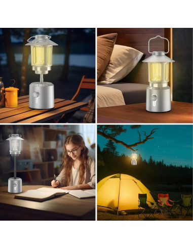 Linterna de Camping LED Phylosal Retro 8000mAh 3 Modos