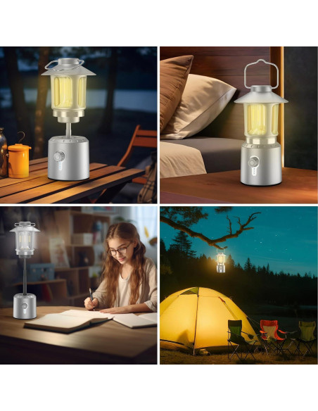 Linterna de Camping LED Phylosal Retro 8000mAh 3 Modos