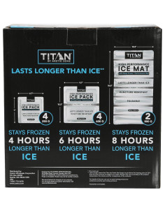Titan por Arctic Zone Combo de Hielo 10 Piezas Gel Deep Freeze 2