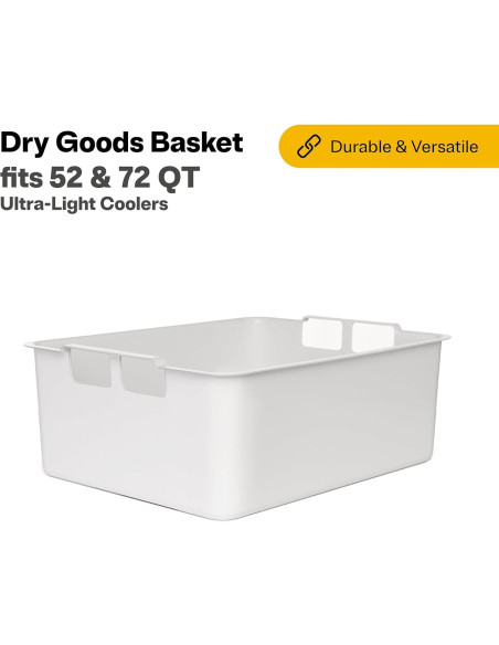 Canasta de Alimentos Secos RTIC Ultra-Ligera 52 QT