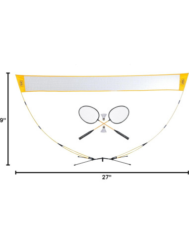Set de Badminton Plegable GSI Outdoors - 7 Piezas para Jardín y Playa