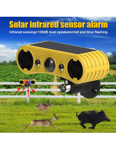 Alarma Solar de Movimiento WONFAST con Luz Estroboscópica LED 2