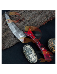 Cuchillo de Caza Skinner Damasco Old Timer Z-46 con Funda