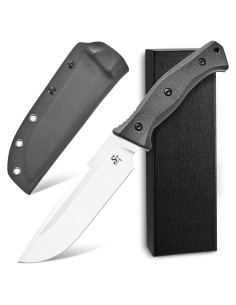 Cuchillo de hoja fija Sitivien ST22 de acero 154CM y mango Micarta