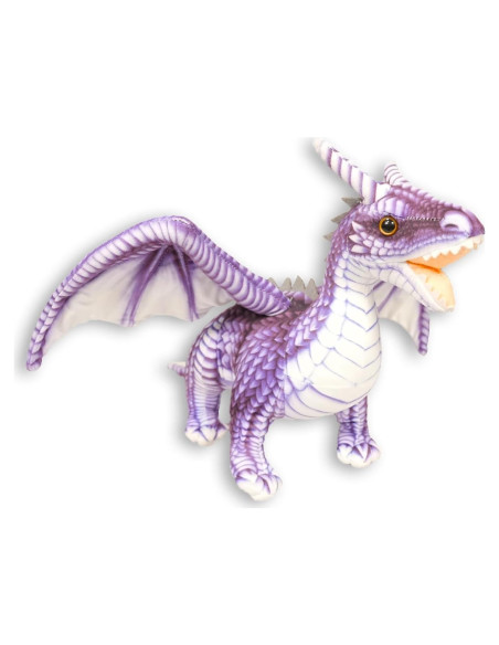 Juguete de Peluche Dragón Gotikle 41.91 cm Color Púrpura