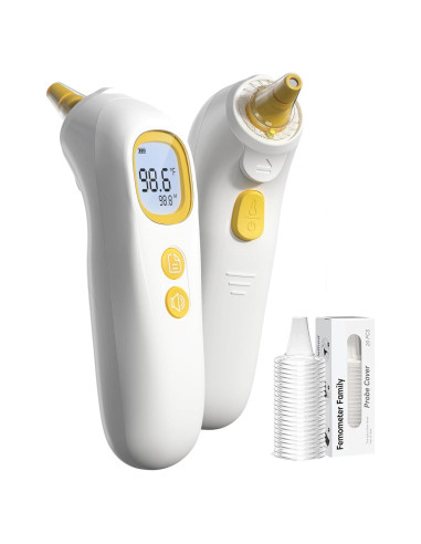 Termómetro de oído Femometer Family ET107, 1s rápido, 32 memorias