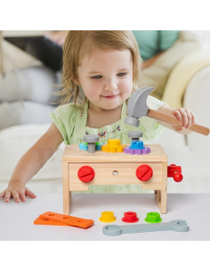 Juego de Herramientas de Madera Montessori Yunhe 23.5x13cm 2