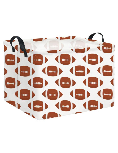 Cesta de Almacenamiento NTAOHAMPER Fútbol Americano 37.8x25.9x24.9 cm
