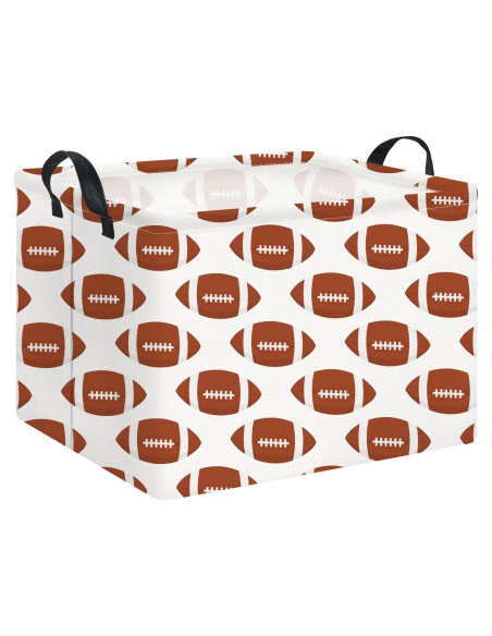 Cesta de Almacenamiento NTAOHAMPER Fútbol Americano 37.8x25.9x24.9 cm
