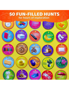 Juego de Búsqueda del Quokka Adducate - 50 Tarjetas para Niños 3-5 Años 2