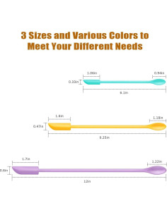Juego de Espátulas de Silicona Barsone 6 Piezas Multicolor 2
