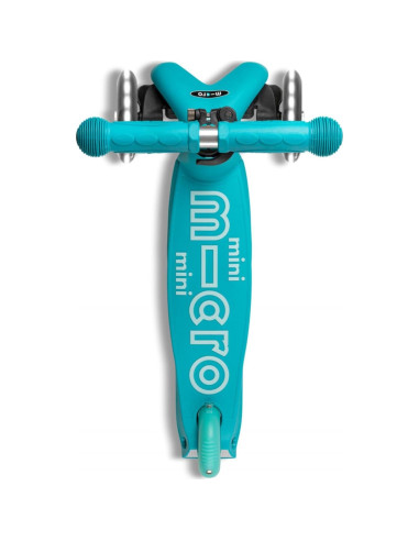 Scooter Infantil Micro Mini Deluxe LED 3 Ruedas Aqua