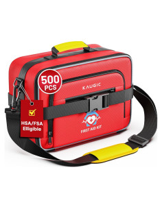 Kit de Primeros Auxilios 500 Piezas KAUGIC para Hogar y Viajes