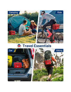 Kit de Primeros Auxilios 500 Piezas KAUGIC para Hogar y Viajes 2