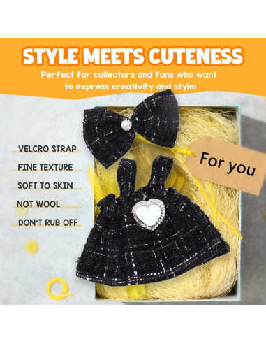 Conjunto de Ropa para Muñeca AICase 17cm Chic de Lujo