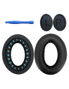 Almohadillas de Reemplazo Bose QC35 II - Cuero Suave y Espuma