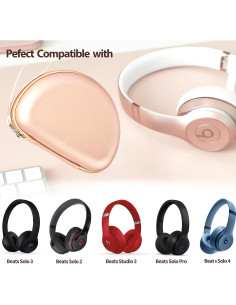 Funda Dura para Auriculares Beats Studio Pro/Solo 2/3/4 Oro 2