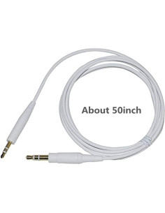 Cable de Reemplazo Saipomor para Auriculares Bose 140cm Blanco 2