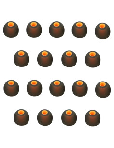 Consejos de Silicona para Auriculares CYADCI 9 Pares Grandes