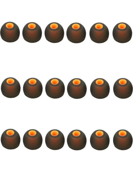 Consejos de Silicona para Auriculares CYADCI 9 Pares Grandes