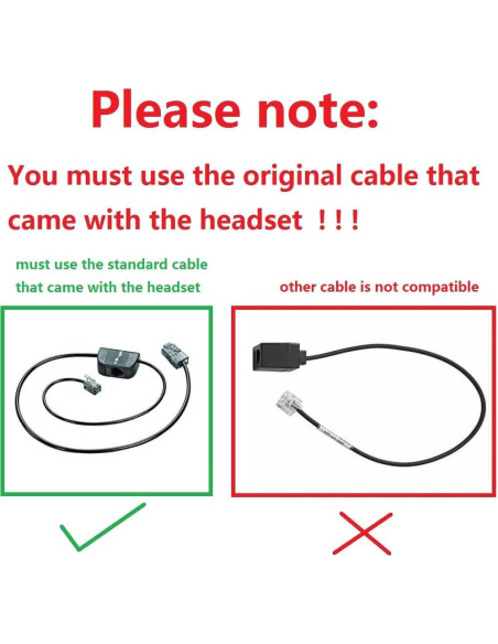 Adaptador RJ9 a USB DGHL para Auriculares Plantronics/Jabra
