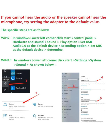 Adaptador RJ9 a USB DGHL para Auriculares Plantronics/Jabra