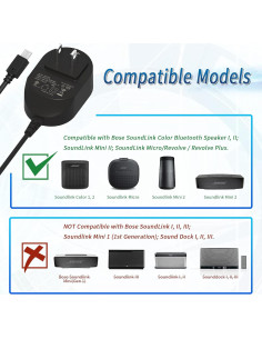 Cargador Adaptador AC TPLTECH 5V para Altavoces Bose y Auriculares 2