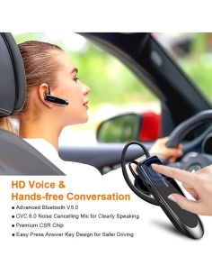 Auricular Bluetooth Link Dream V5.0 Inalámbrico con Micrófono 2