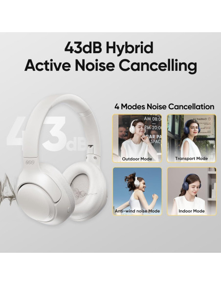 Auriculares QCY H3 ANC Bluetooth 5.4 con 60H de Batería