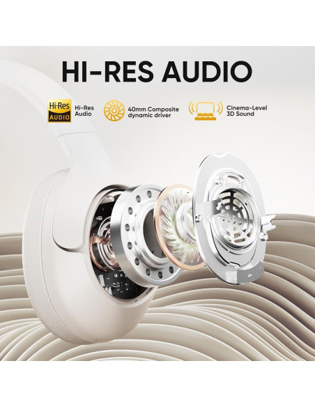 Auriculares QCY H3 ANC Bluetooth 5.4 con 60H de Batería