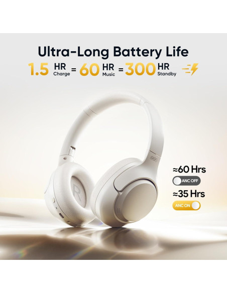 Auriculares QCY H3 ANC Bluetooth 5.4 con 60H de Batería