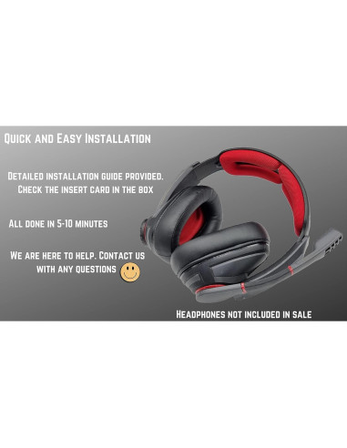 Almohadillas de Repuesto Sennheiser GSP 370/350/300 - Cuero Premium