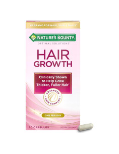 Suplemento Crecimiento Capilar Nature's Bounty 30 Cápsulas