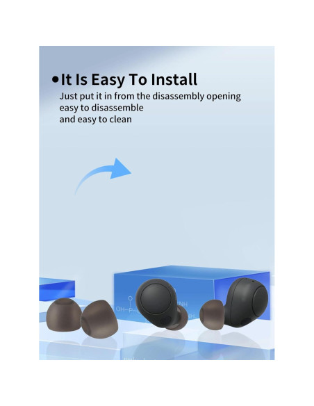 Consejos de oído UYRUREL para Sony WF-C700N - 6 Paquetes