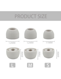 Puntas de Silicona Repuesto Samsung Galaxy Buds Pro R190 - 6 Pares 2