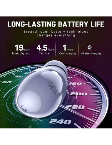 Auriculares Inalámbricos UrbanX Street Buds Pro R190 Bluetooth con Cancelación de Ruido