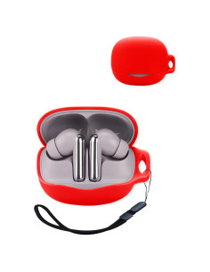 Estuche de Silicona Rojo para Auriculares QCY MeloBuds N50