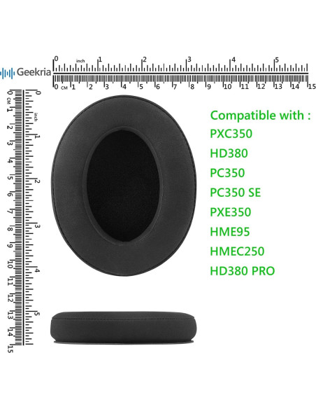 Almohadillas de Repuesto Geekria para Auriculares Sennheiser Almohadillas de Repuesto Geekria para Auriculares Sennheiser
