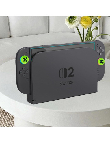 Tapas de agarre para pulgar Sunmike para Nintendo Switch 2 Verde