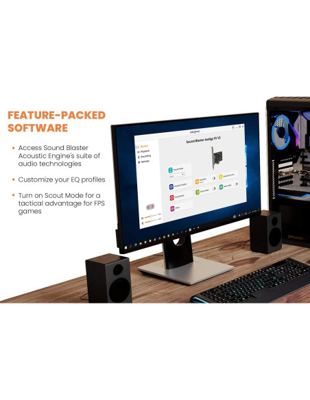 Tarjeta de Sonido Creative Blaster Audigy FX V2 PCI-E