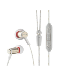 Auriculares in-ear V-MODA Forza Metallo Oro Rosa con micrófono