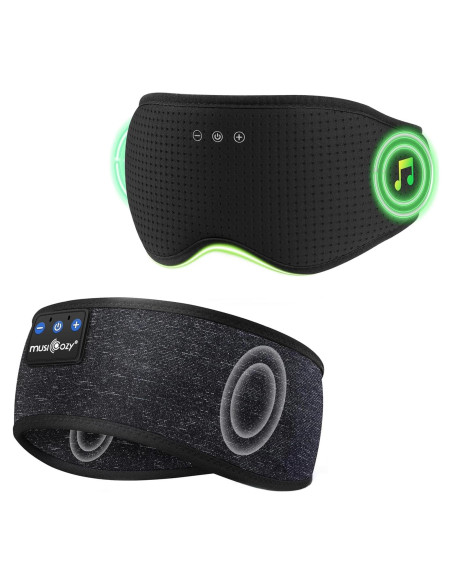 Auriculares para Dormir Bluetooth MUSICOZY con Máscara 3D