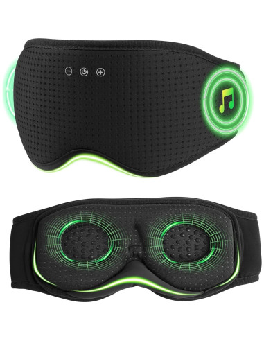 Auriculares para Dormir Bluetooth MUSICOZY con Máscara 3D